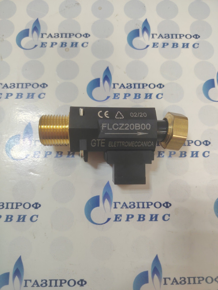 Датчик протока с накидной гайкой без подпитки GTE FLCZ20B00 для котлов Saunier Duval 0020099302